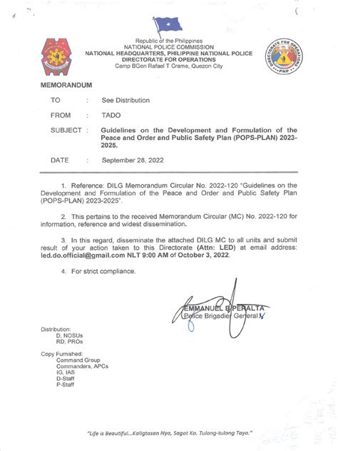 bpops plan 2023-2025|With Attachment (Tado Signed) Guidelines On The Development .
